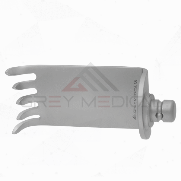 Caspar Retractor Blunt Blade five pprong