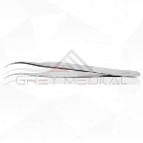 Swiss Jeweler Style Forceps - Micro Fine Curved Tips