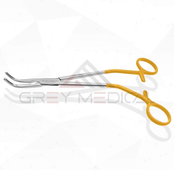 Zep-Type Atraumatic Hysterectomy Forceps Offset Handle