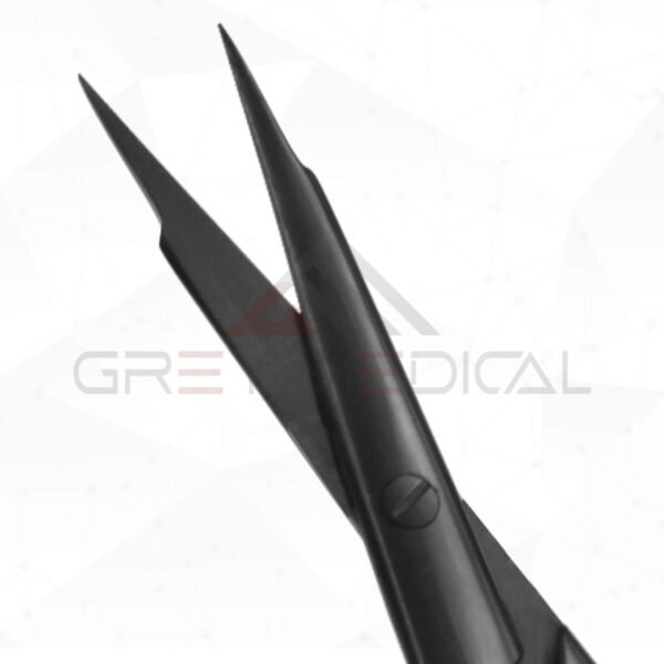 Gorney Micro-Serrated Edge Scissors - Tungsten Carbide Blade and Premium Black Ceramic Coating