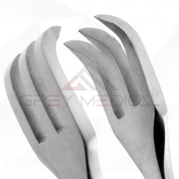 Lahey Traction Forceps - 3x3 teeth