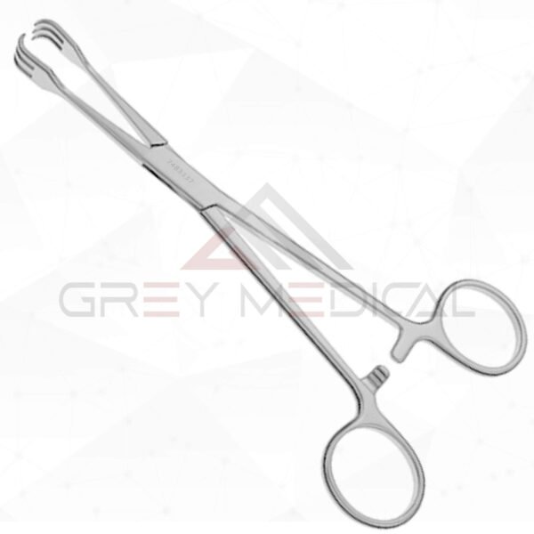 Lahey Traction Forceps - 3x3 teeth