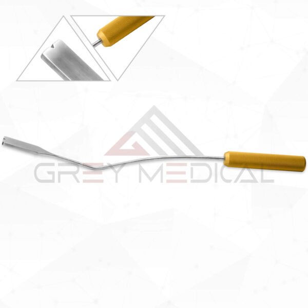 Wieslander Breast dissector blunt edge with inV_indent 4 Wieslander Breast Dissector