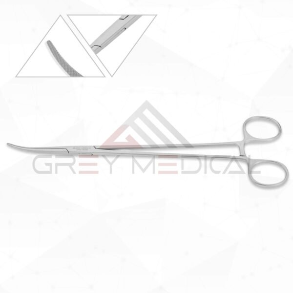 Bengola Forceps - Curved Cross Serrated Jaws