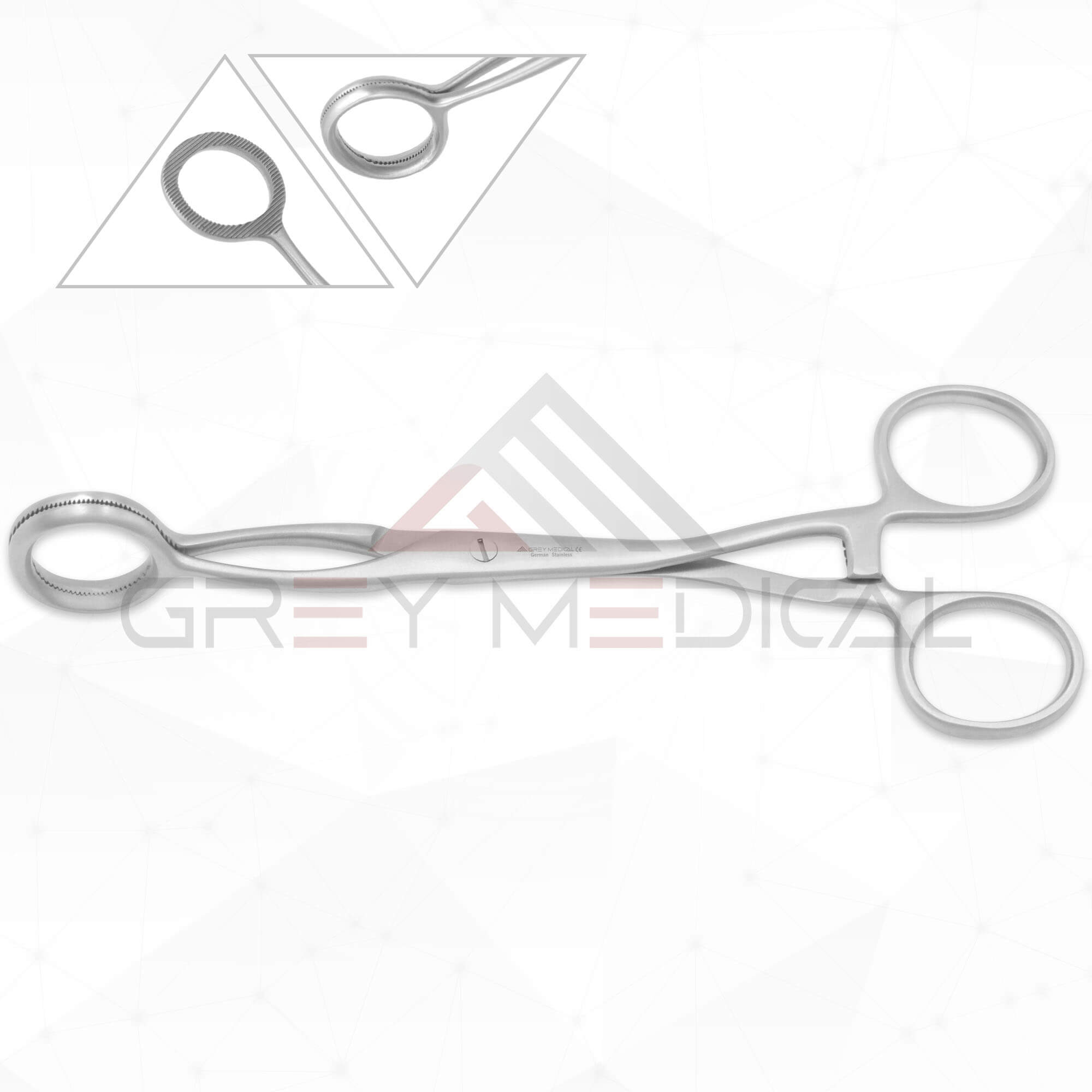 Collins Tissue Seizing Forceps | Grey Medical