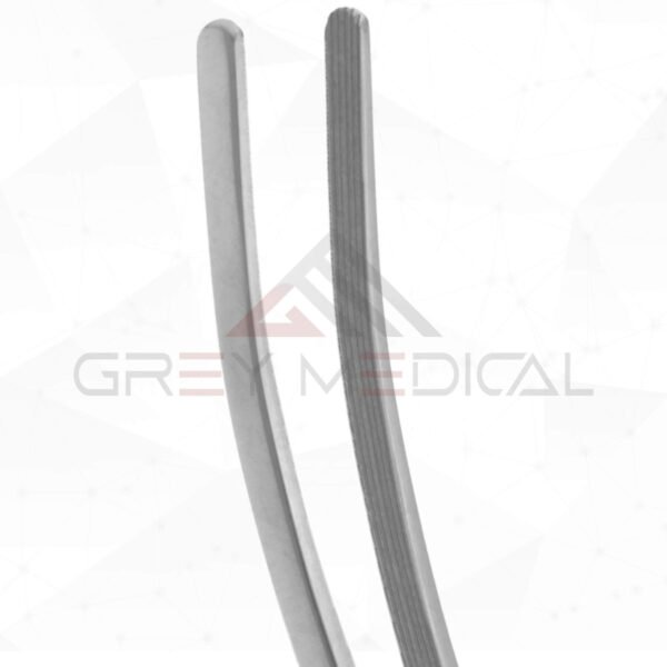 Harrington Artery Forceps - Longitudinal serrations, curved