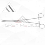 Harrington Artery Forceps - Longitudinal serrations, curved