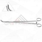 Harrington Thoracic Forceps - Longitudinal serrations w cross-serrated tip