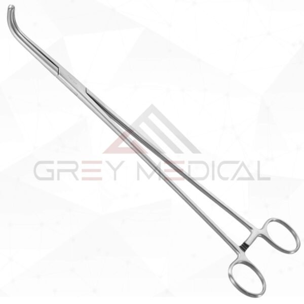 Harrington Thoracic Forceps - Longitudinal serrations w cross-serrated tip