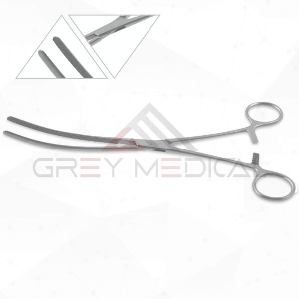 Kocher Clamp Forceps - Longitudinal serrations 1 Kocher Clamp Forceps - Longitudinal Serrations