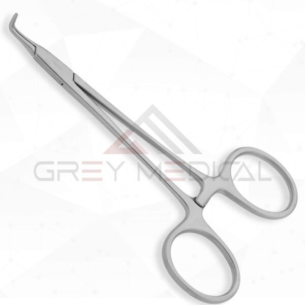 Ochsner Forceps horizontal serrations - 90 degree, Fine Tips