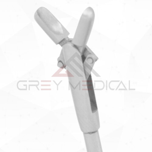 Double Spoon Giraffe Forceps 55°- ENT Surgical - Image 3