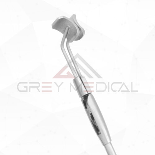 Angled Laryngeal Vocal Cord Retractor Long Shaft - Image 3