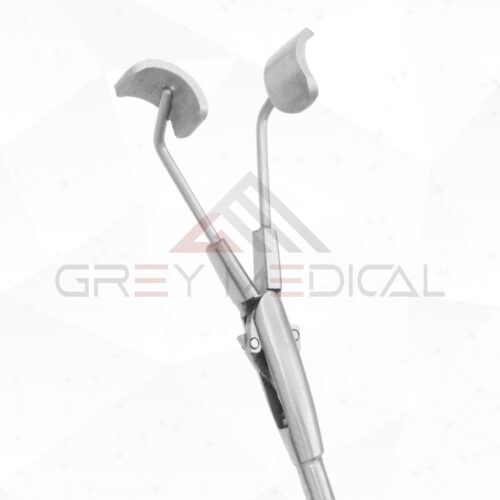 Angled Laryngeal Vocal Cord Retractor Long Shaft - Image 4