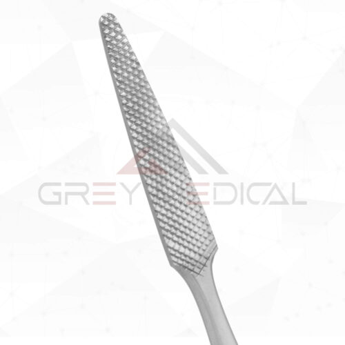 Converse Nasal Rasp double-ended, Down-cutting, Fine & Coarse ends