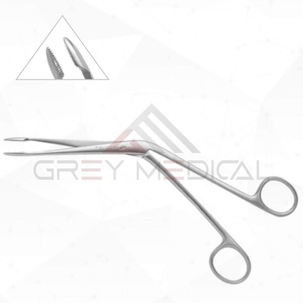 Knight Nasal Dressing Forceps - Serrated Jaws