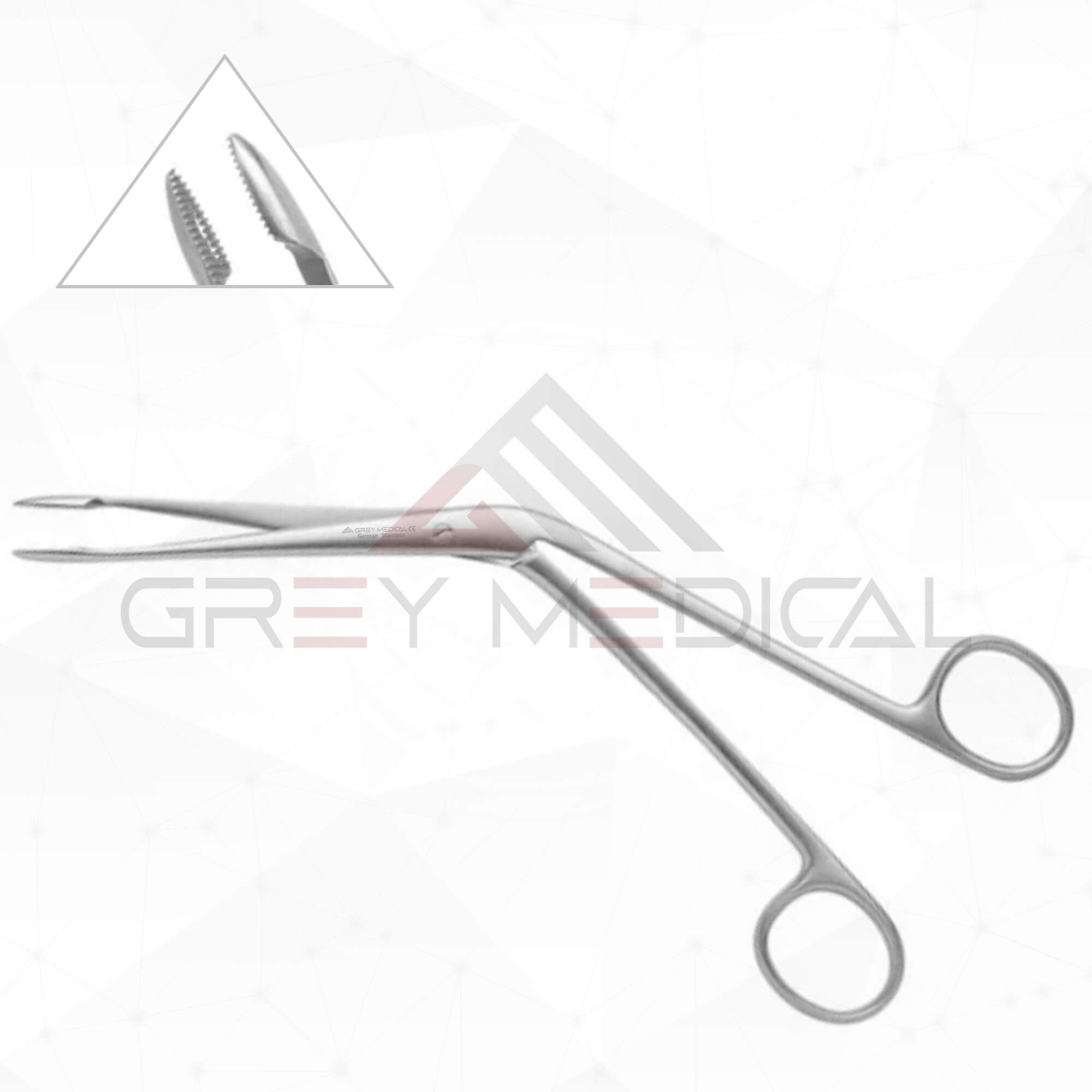 Knight Nasal Dressing Forceps | Grey Medical