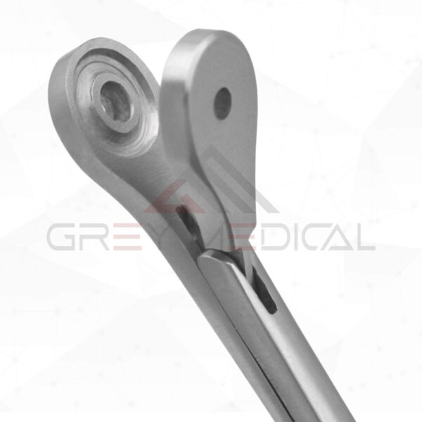 Lewis Septum Forceps - Round grooved jaws