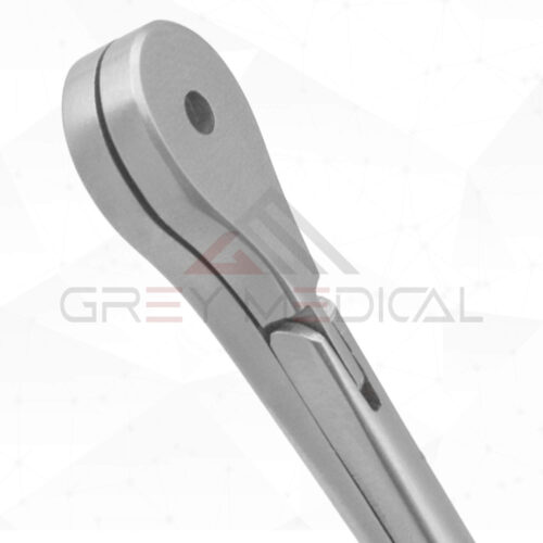 Lewis Septum Forceps - Round grooved jaws
