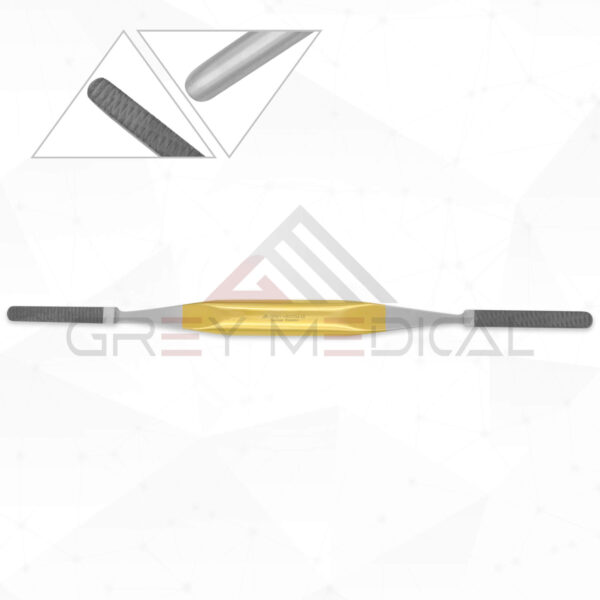 McCullough Double Ended Nasal Rasp, Tungsten Carbide - Double Twist