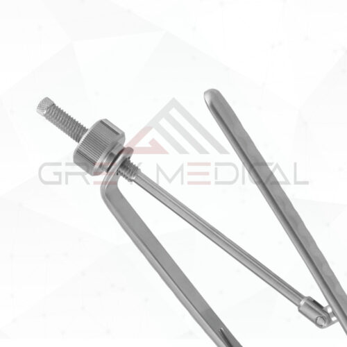 Ulrich Bone Clamp, Angled Micro Jaw, 7.5" Speedlock, Serrated - Image 3