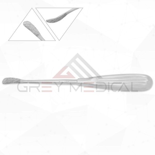 Reidy Nasal Rasp - Curved, Cross Cut Serrations