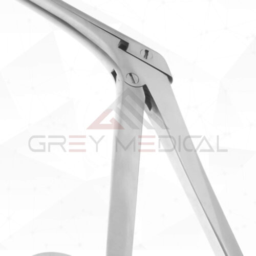 Struycken Turbinate Forceps - w sharp thru-cutting edge, Serrated Blade