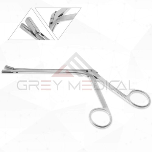 Struycken Turbinate Forceps - w sharp thru-cutting edge, Serrated Blade