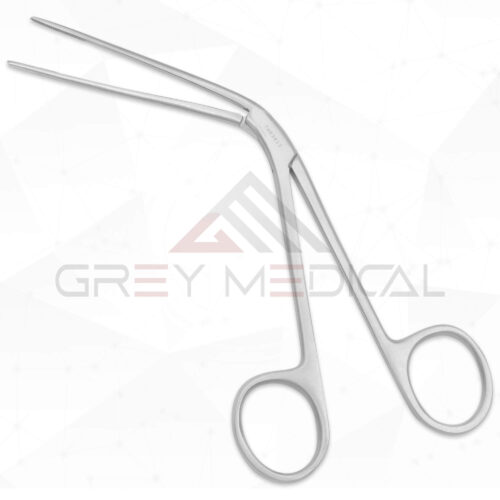 Tilley Nasal Dressing Forceps - Serrated Jaws, Angled