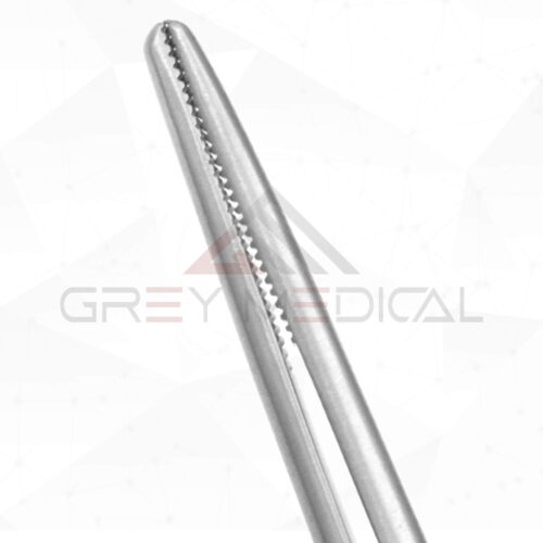 Tilley Nasal Dressing Forceps - Serrated Jaws, Angled
