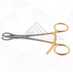 Angus Bone Holding Forceps with Long Ratchet
