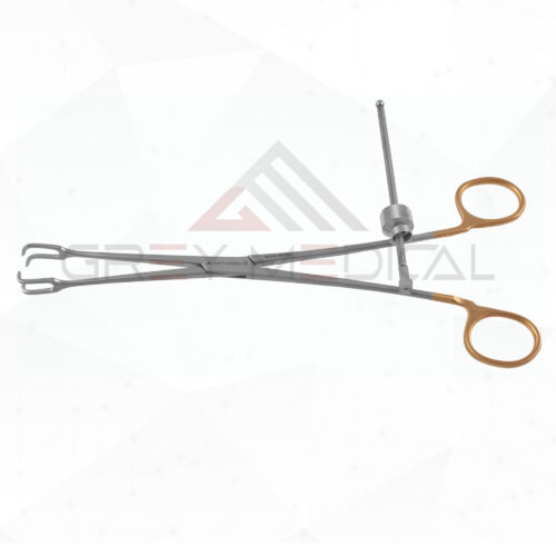 Schroeder Vulsellum Forceps Angled Sideways - Image 1