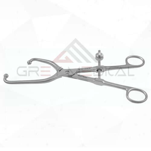 Pelvic reduction forceps with Pointed Ball Tips