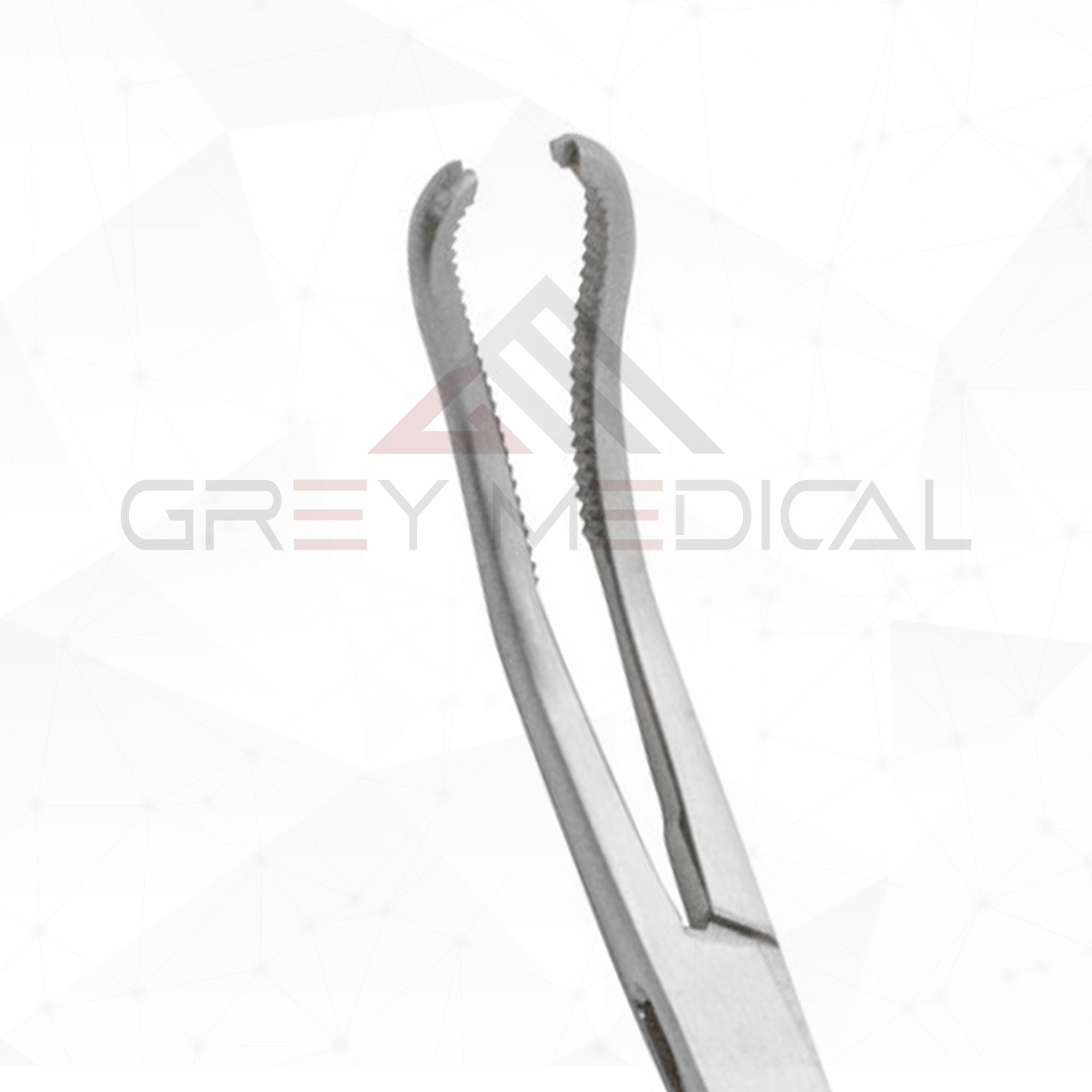 Locke Csu Bone Reduction Clamp With Ratchet Curved | Grey Medical