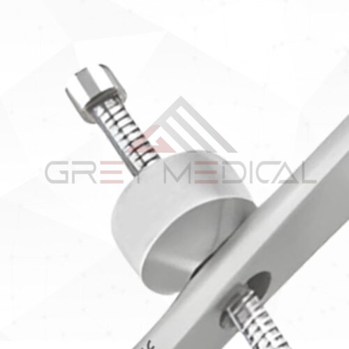 Bone Holding Forceps With Speed Lock Curved 7" - Image 4