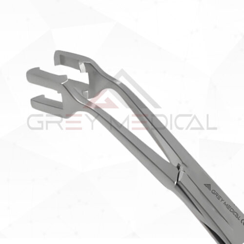 Bone Reduction Forceps 3.0mm Curved, 5-inch, Ratchet Lock - Image 2
