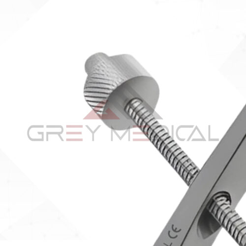 Bone Holding Forceps With Speed Lock Curved 6"