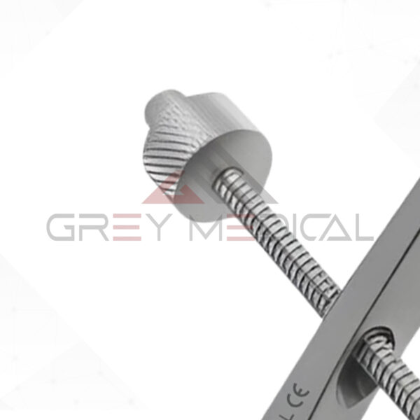 Bone Holding Forceps With Speed Lock Curved 6"