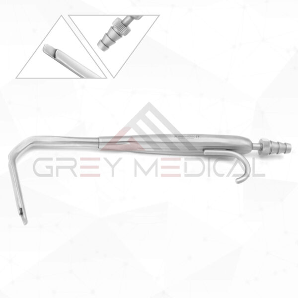 Aufricht Nasal Retractor With Suction