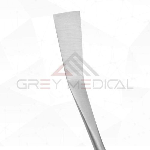 Daniel Endoscopic Forehead Scalp Elevator, Angled Tip 12mm Wide, Half Curved, 24cm