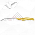 Daniel Endoscopic Forehead Scalp Elevator, Angled Tip 12mm Wide, Half Curved, 24cm