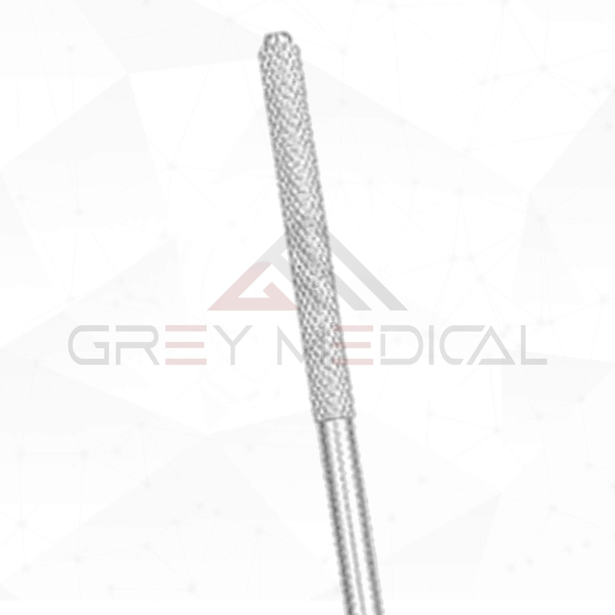 Stat Lab Rnd Tip Scaple Round Scalpel Handle | Grey Medical