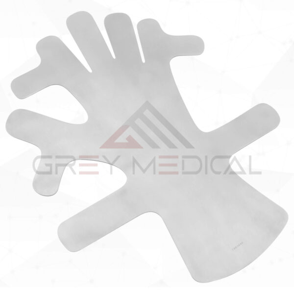 Surgical Lead Hand Retractor Plate