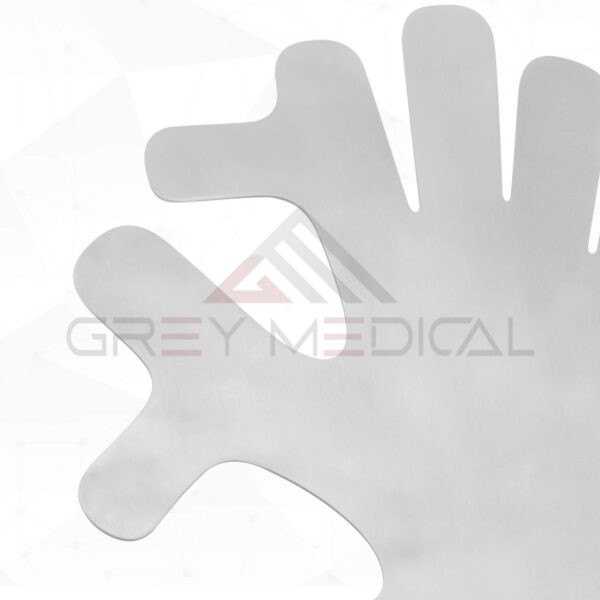 Surgical Lead Hand Retractor Plate