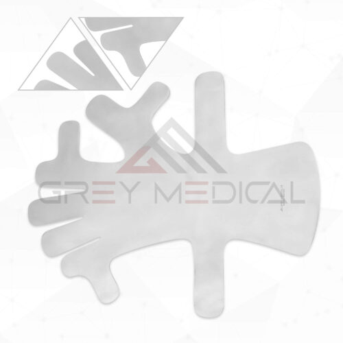 Surgical Lead Hand Retractor Plate