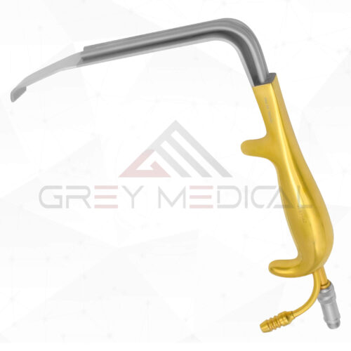 Tebbetts Fiber Optic Lighted Breast Retractor With Suction