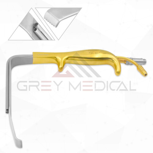 Tebbetts Fiber Optic Lighted Breast Retractor With Suction