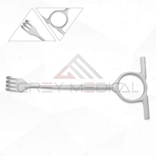 Williger Retractor 4 Sharp Prongs 13 cm Long