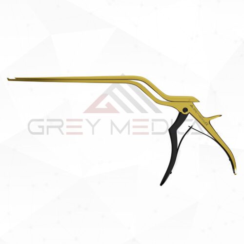 Bayonet Micro Kerrison Rongeur Titanium Nitride Coat