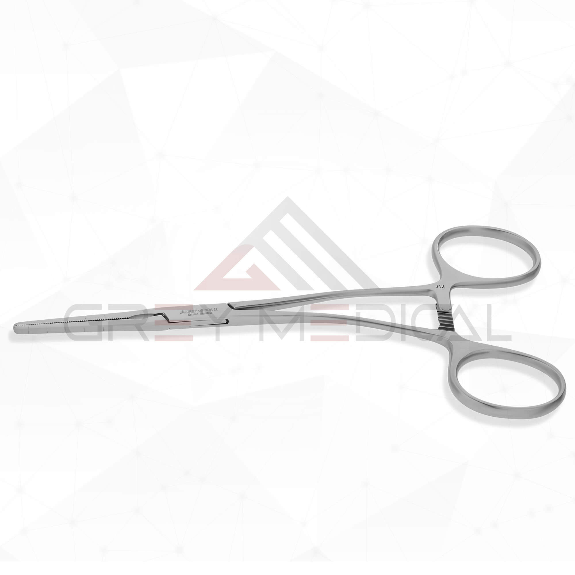 Baby Vascular Clamp - Slightly Angled Shanks | Grey Medical